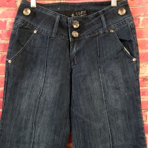 G. TTON STYLE HIGH WAIST WOMEN'S JEANS SIZE JR. 9 - Picture 3 of 7